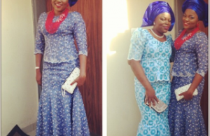 funke akindele at the wedding